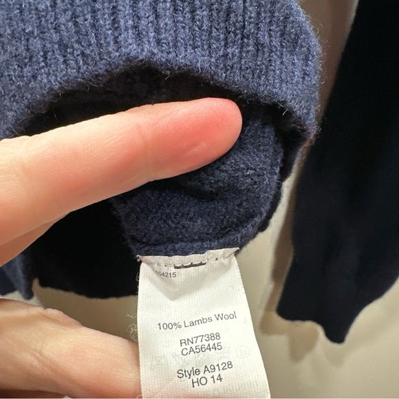 J. Crew Navy Crew Neck Sweater - Picture 3 of 7